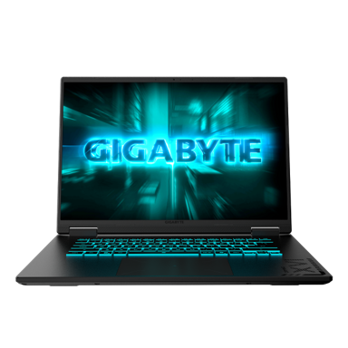 GIGABYTE Laptop GAMING A16 / AMD Ryzen 7 260, 16", 1920 x 1200, 32GB RAM, 1TB SSD, Windows 11 Home, crna